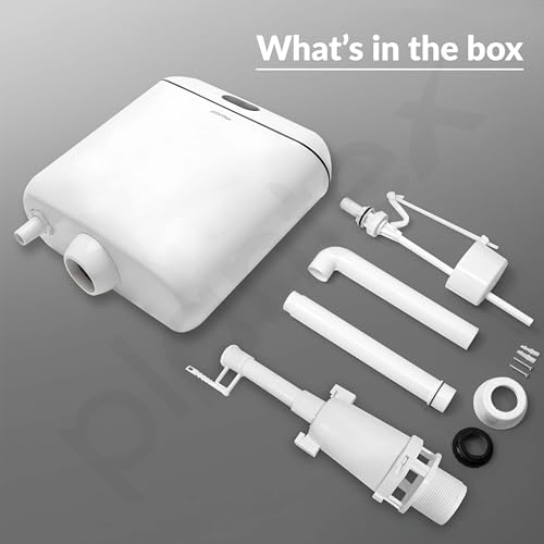 Image of Plantex Single Flushing Cistern for Bathroom /Flush Tank for Toilet with 8 Ltr Water Capacity /Polypropylene Toilet Flush Tank - Pack of 1 (White)