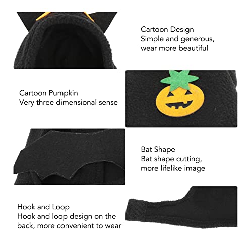 Roupas de Papagaio Em Formato de Morcego de Pelúcia Macia Fantasia de Halloween para Papagaios Pombi