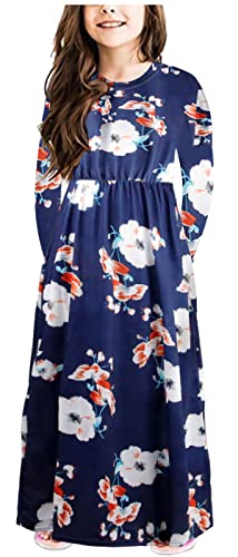 Miss Bei Girls Kids Dresses Maxi Dress Casual Dresses for Girl's 6-11Years