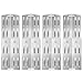 Universal Burner Cover Set, Stainless Steel Flame Plate Replacement Parts for Tepro EL Fuego Tepro Weber Landmann Burnhard Gas Grills, Pack of 4
