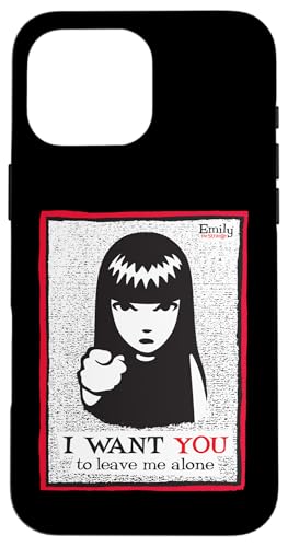 Coque iPhone 16 Pro Max Emily The Strange rigide pour éviter les rayures