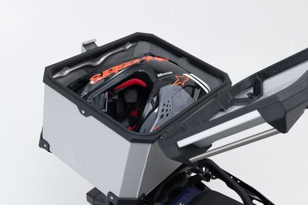 SW-MOTECH トップケースシステム TRAX ADV (38 L) シルバー KAWASAKI Z650 RS (21-) | GPT.08.993.70001/S | バイクカスタムパーツ専門店 モトパーツ(MOTO PARTS) SW-MOTECH TRAX ADV トップケースシステム シルバー KAWASAKI Z650RS (2021-2023) | G