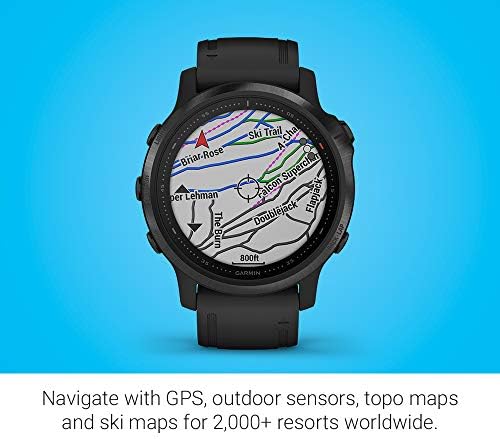Amazon.com: Garmin fenix 6S Pro, Premium Multisport GPS Watch,  Smaller-Sized, Features Mapping, Music, Grade-Adjusted Pace Guidance and  Pulse Ox Sensors, Black : Electronics