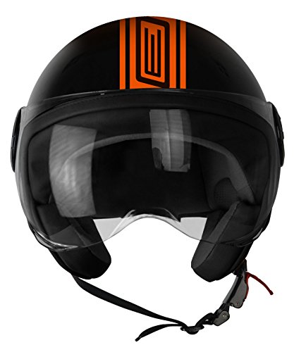 Origine Helmets 201585025300104 Neon Street casco Demi Jet, Naranja, M