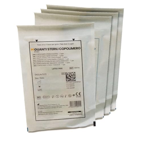 Pharma[+] 20 Paia Guanti STERILI MONOUSO - tg L