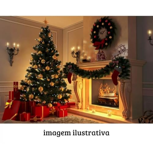 Árvore De Natal Pinheiro Grande Luxo Cheia Premium 2.10m 850 Galhos Verde Tradicional