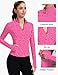 ZHENWEI Workout Jackets for Woman Zip Up Athletic Long Sleeve Tops Fitted Gym Outfits with Thumb Holes (Pink Leopard, XS)