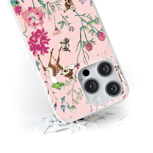 Ert Group Mobile Phone Case For Apple Iphone 14 Pro Original And Officially Licensed Disney Pattern Bambi & Friends 001 Optimally Adapted To The Shape Of The Mobile Phone, Case Made Of Tpu #TOP3