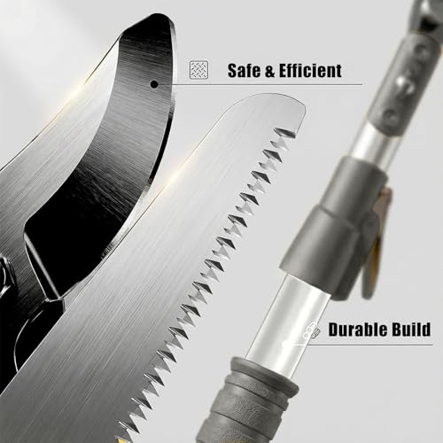 Podador extensible para árboles y recogedor de frutas miniatura 3