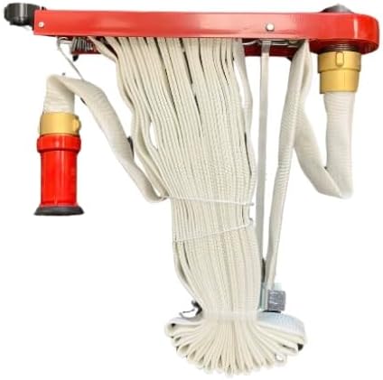 Standpipe Assembled Paragon 50ft Fire Hose & Rack Ready to be applied on Fire Sprinkler System - Nozzle Included