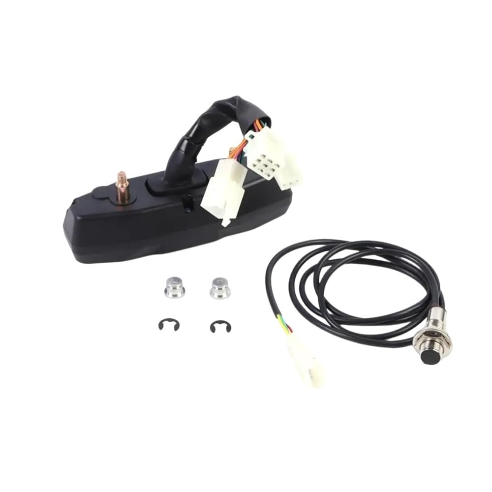 Velocímetro digital 1x Velocímetro Digital Universal Motocicleta, Tacómetro, Odómetro, Rpm, Medidor Carburador Inyección Combustible, Accesorios Digitales Para Tablero