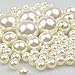 Price comparison product image Elegant Glossy Polished Pearls 70pcs 12mm/20mm/30mm Assorted Plastic Loose Beads for Vase Fillers, DIY Jewelry Necklaces, Table Scatter, Wedding, Birthday Party Home Decoration (Ivory)