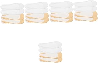 Healifty 20 Pairs Half Socks Low Cut Socks for Women Boat Socks for Women Girl Socks Shoe Gummies for Heels No Show Half Socks High Heel Half Socks Heel Sling Half Socks Non-skid Half Socks
