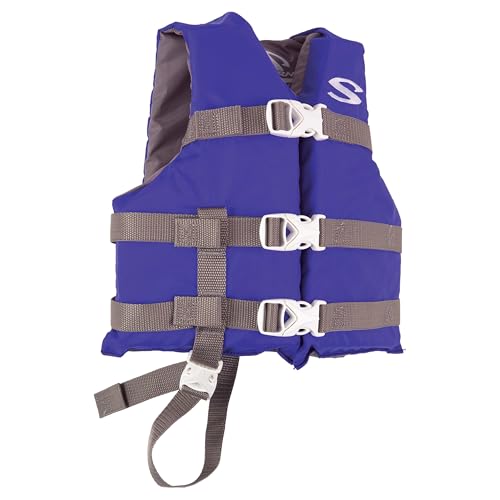 7 Best Toddler Life Jacket 30-50 pounds (Type 2 Life Jacket) 4 Stearns Kids Life Vest, USCG Approved Type III Life Jacket for Children Under 90lbs, Youth PFD for Boating, Swimming, Watersports, Pool, Beach, & More