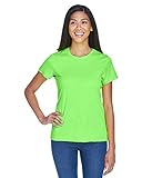 Ultraclub Ladies Cool & Dry Sport Performance Interlock Tee 8420L -Lime L