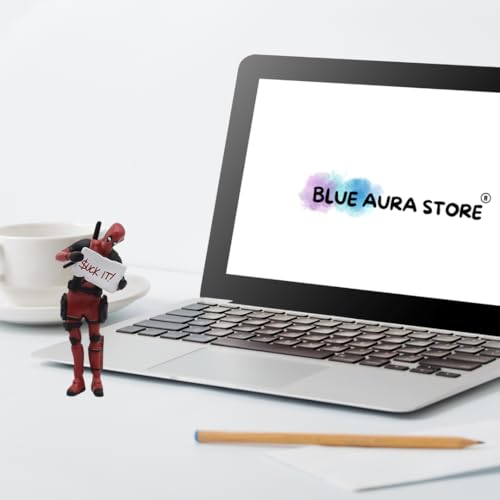 Image of Blue Aura Superhero Car Dashboard Action Figure | Mini Size Height-10cm Collectible PVC Multicolour | DDPL Sck It