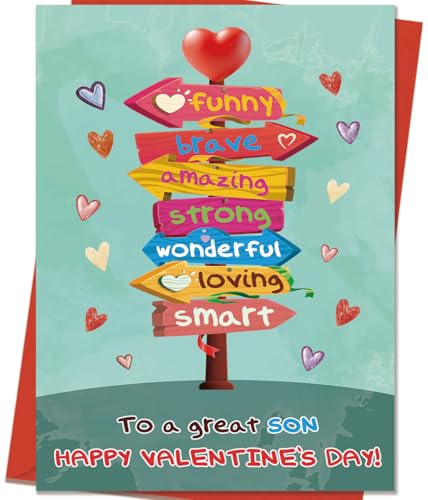 Mcduldul Valentines Cards for Son