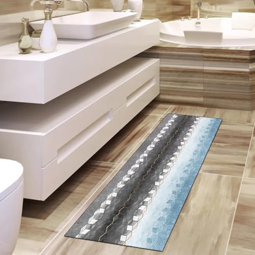 Alfombra de cocina antideslizante lavable pasillo 40x450cm 4