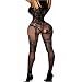 Daisland Women Sexy Lingerie Sleepwear Nightwear Fishnet Bodysuit Body Stocking (Black0018)