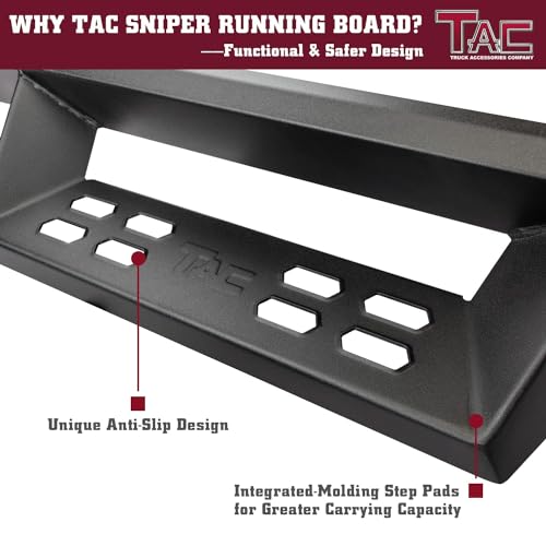 Estribos TAC Sniper para Dodge RAM 1500 Quad Cab 2009-2018 miniatura 7