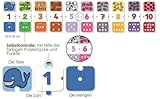 Jumbo Spiele 19547 ich lerne Zahlen - Lernspiel für Kinder ab 3 Jahren für 1 bis 4 Spieler Mehrfarbig One Size