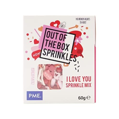 PME - Out the Box Sprinkles - I love you 60g