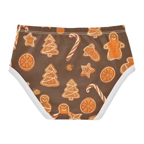 Christmas Cookies Trees Xmas Girls Underwear Toddlers 2t Cotton Cute Panties Girl Funny Briefs Undies Kids2