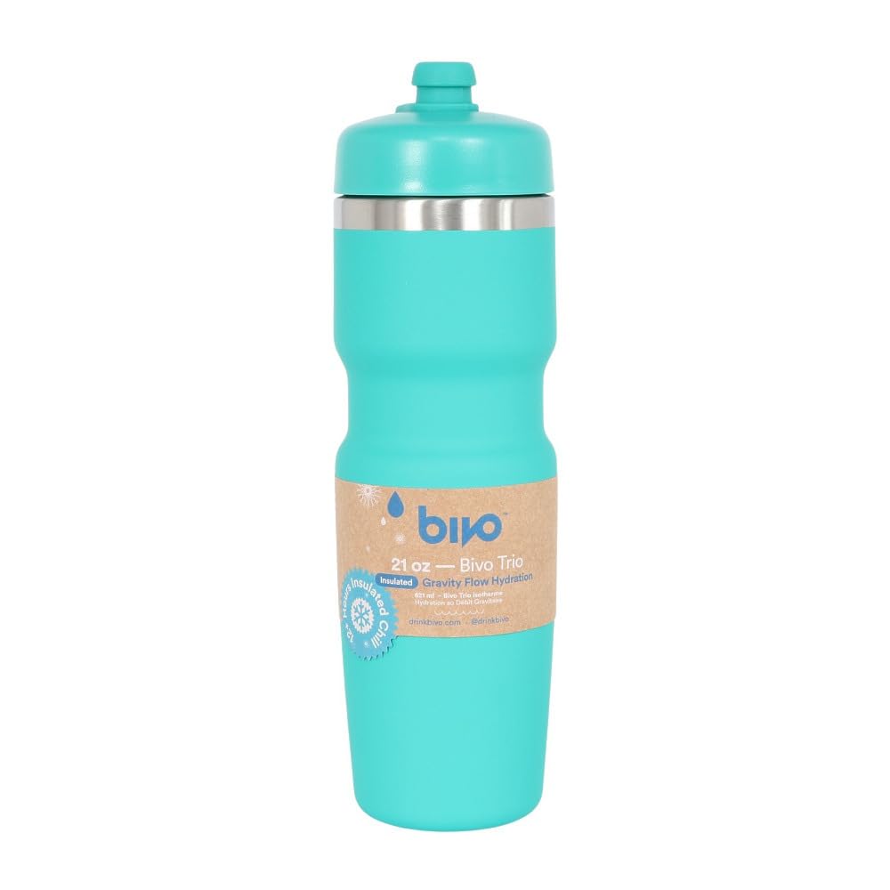 Bivo Turquoise Trio 21Oz Insulated Bottle One Size