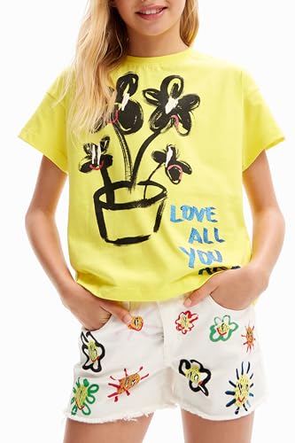 Image of Desigual Girl Knit T-Shirt Short Sleeve