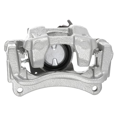 Image of Detroit Axle - Rear Left Brake Caliper for Ford 2015-2019 Transit-150 | Transit-250 Transit-350 HD, Driver Side Disc Brake Caliper with Bracket 2016 2017 2018 Replacement