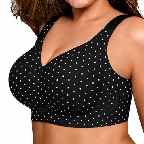 Image of Smoothing Bra Anti Sagging Wireless Push Up Bras for Women No Underwire Full Coverage Bra Comfy Bras for Women