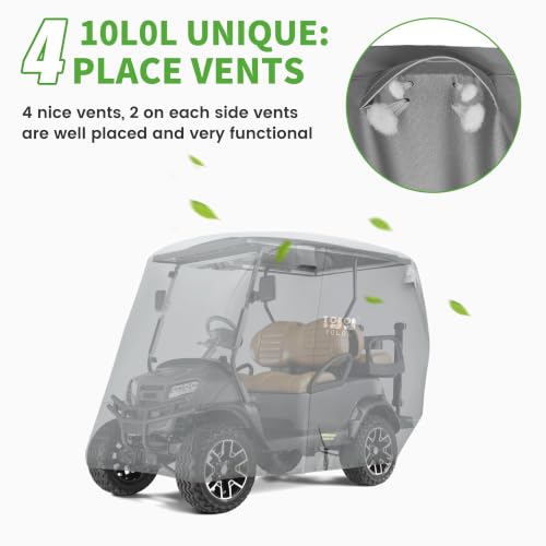 10L0L 650D Golf Cart Cover