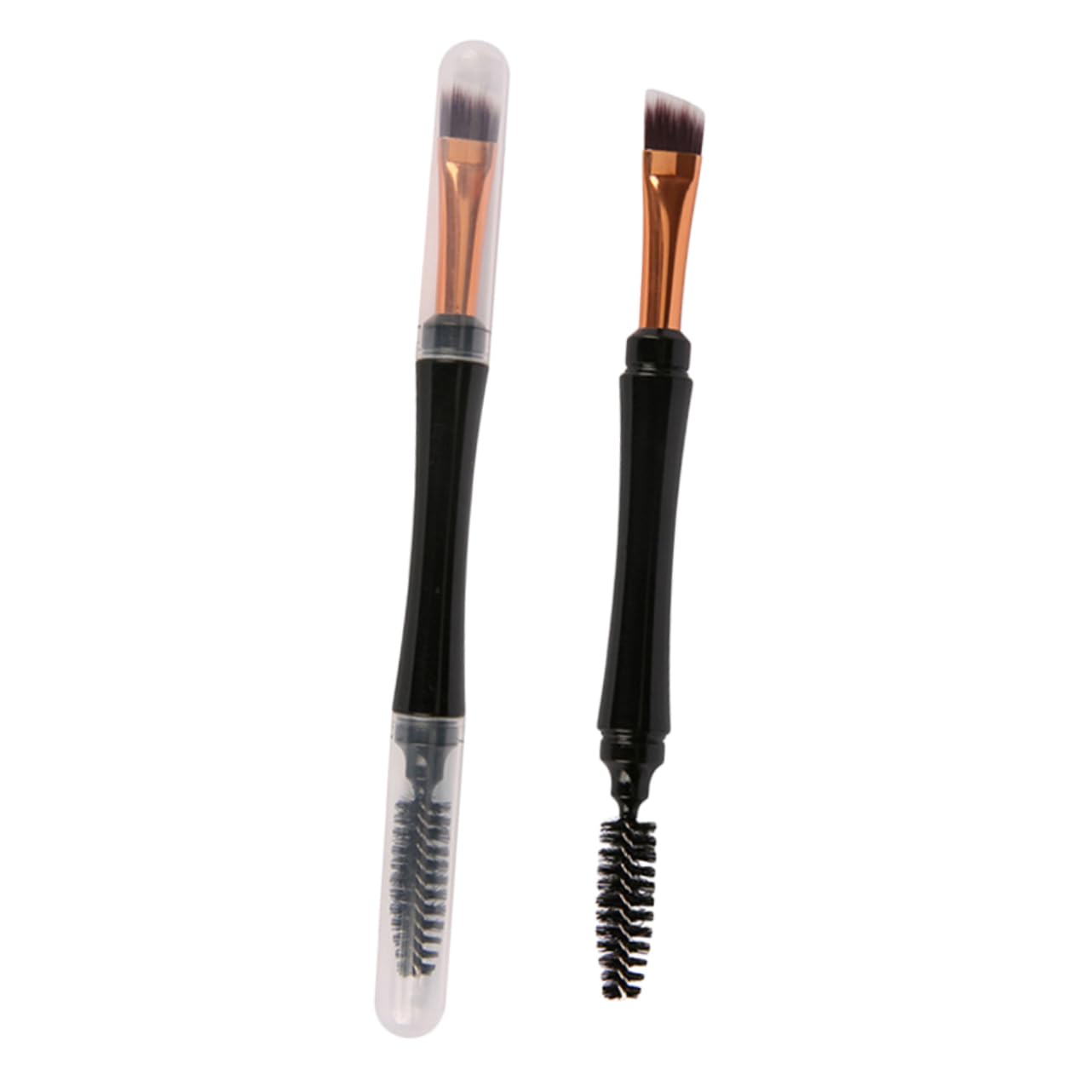 Didiseaon Dual Purpose Makeup Tools Double Ended Mascara Brush Brow Spoolie Travel-size Comestics Brush Set for Women