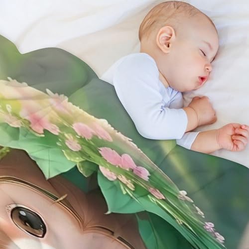 Plaid couverture de singe mignon, cadeau idéal pour bébé