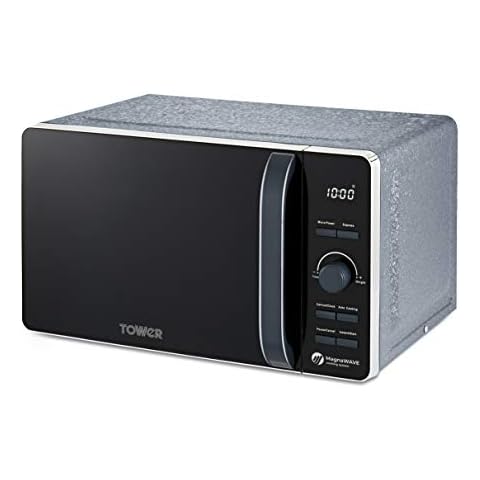Tower T24031BLU 800W Microwave with Timer Cover