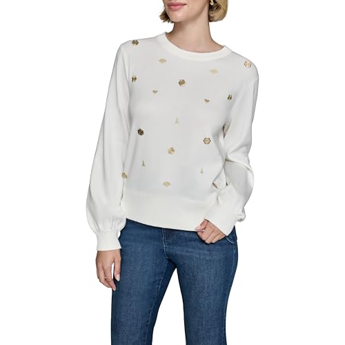 KARL LAGERFELD Women's Soft Everyday Sweater2