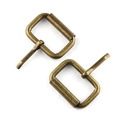 E-Outstanding Single Prong Roller Buckle 12Pcs Bronze Metal Roller Buckle For Belts Bags Shoes Diy Hardware Accessories 1 Inch #TOP1