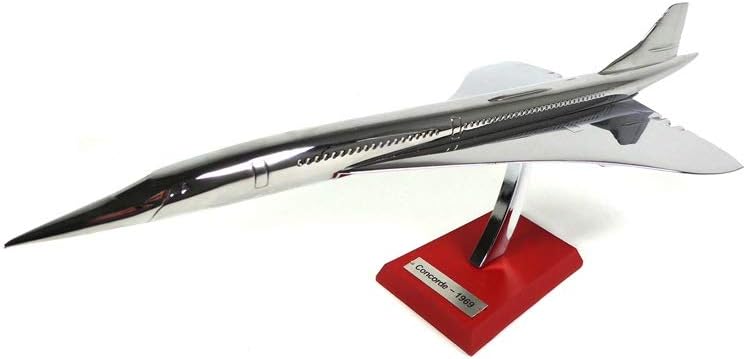 OPO 10 - Aerospace Concorde 1969 Scale 1/200 (30 cms) Silver - Airplane Atlas Silver Classics Collection