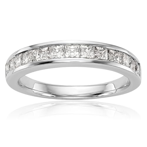 IceCarats 0.83 Carat Channel Ring