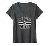 Womens WNBA Las Vegas Aces Downtown V-Neck T-Shirt