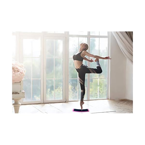 FC FUNCHEER FCfuncheer 6" Diameter Ballet Turning Board & Disc for Dancers, Dance Disc - Portable Spin Turn Disc (for All Ages) - with Free Resistance Band