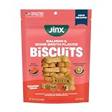 Jinx Salmon and Bone Broth Biscuits