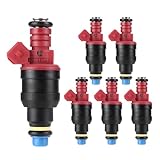 Fuel Injectors for 4.0L V6 for Ford Explorer Ranger 1993-1996, Aerostar 1996, for Mazda B4000 1997, Navajo 1993-1994 Replace 822-12111, 0280150931 4Holes Set of 6
