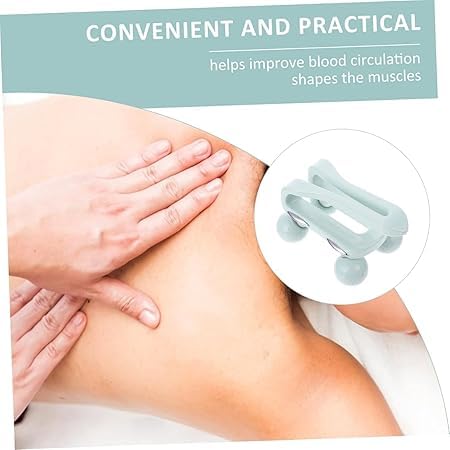 Body Massage - Four wheel manual trigger point massage equipment, muscle acupressure handheld total roller for back neck foot calf calf leg arm deep tissue main and women (1 pack) Body Massage - Four wheel manual trigger point massage equipment, muscle acupressure handheld total roller for back neck foot calf calf leg arm deep tissue main and women (1 pack)