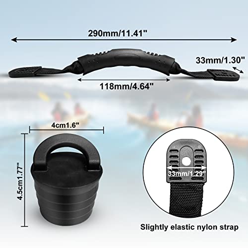 TEANTECH Kayak Carry Handles Canoe Boat Side Mount Kayaking Carrying Handle Replacement Accessory for Kayaks Canoe Boat Suitcase Luggage etc - Image 3