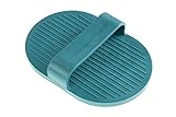 GimDog Brosse de toilettage ovale en caoutchouc pour chiens, chats et rongeurs, 9 x 13 cm