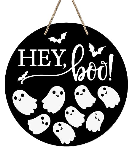 Halloween Decorations Welcome Door Sign Halloween Front Door Wall Signs Wood Hanging Decor Wreath Home Party Outdoor Door Hanger