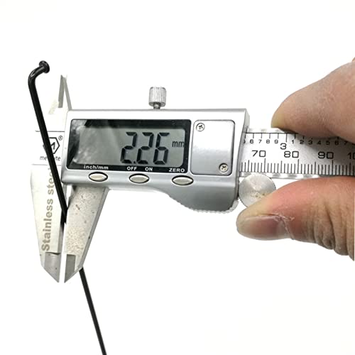 Bvsljlksjg 13G Black Color Spokes 304 Stainless Steel J-Bend Electric Bike Spokes Diameter 2.26 Mm E-Bike Spokes (Color : Length 133Mm) #TOP1