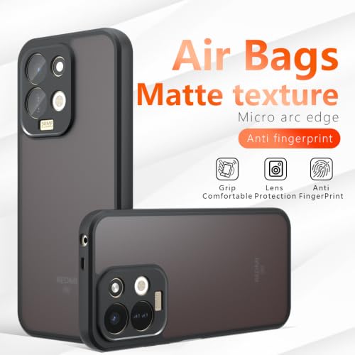 Bihizei Etui na Xiaomi Redmi 17 4G/5G Cover, przezroczysta tylna obudowa