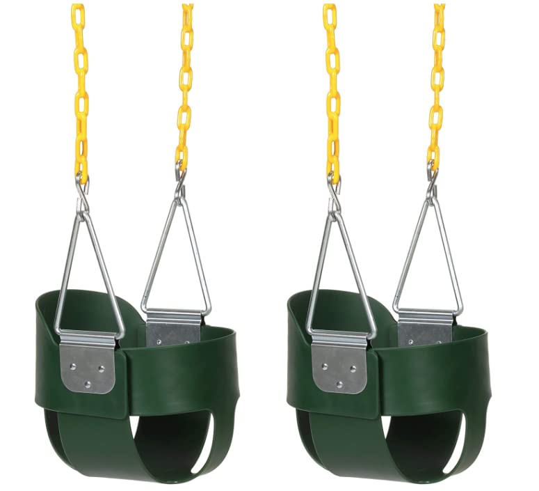 Photo 1 of Eastern Jungle Gym Full Bucket Toddler Swing Seat with Coated Chains Pack of 2